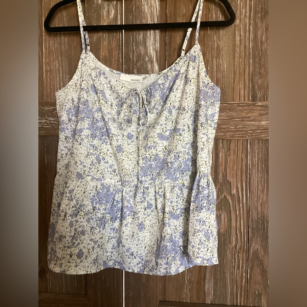 Tank top flower pattern top - Picture 3 of 5